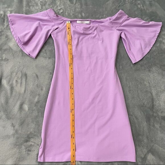 SUSANA Monaco Off-the-shoulder Purple Dress Size XS - Picture 7 of 9